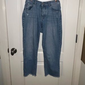 Petite Distressed Anthropologie Jeans